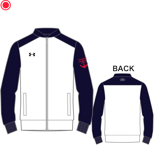 UA YAMATO Jersey Jacket 6 NAVY/WHITE