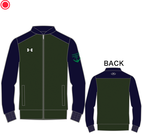 UA YAMATO Jersey Jacket 6 NAVY/GREEN