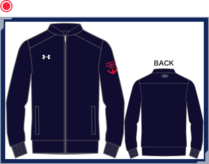 UA YAMATO Jersey Jacket 6 NAVY/NAVY